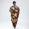 Aigbe drape & Wide-leg trousers